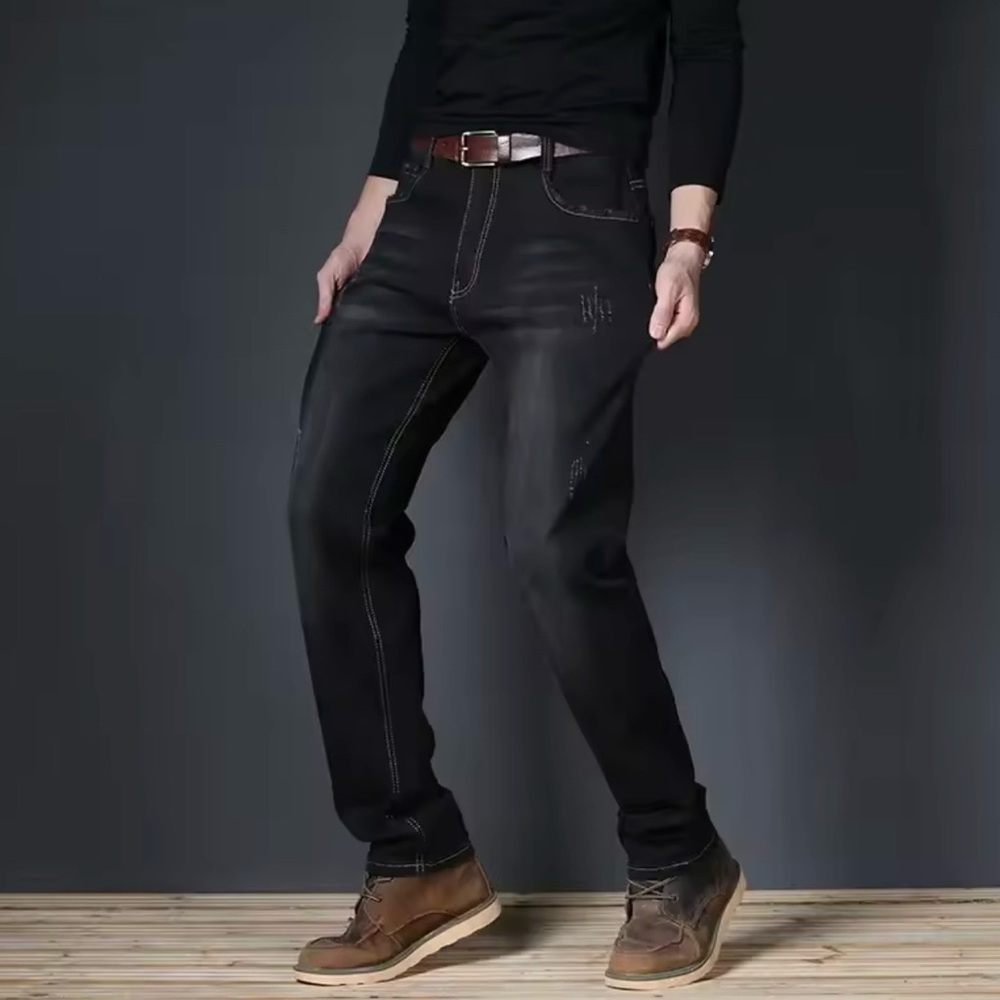 NEW #7718 Black Slim Fit Stretch Jeans